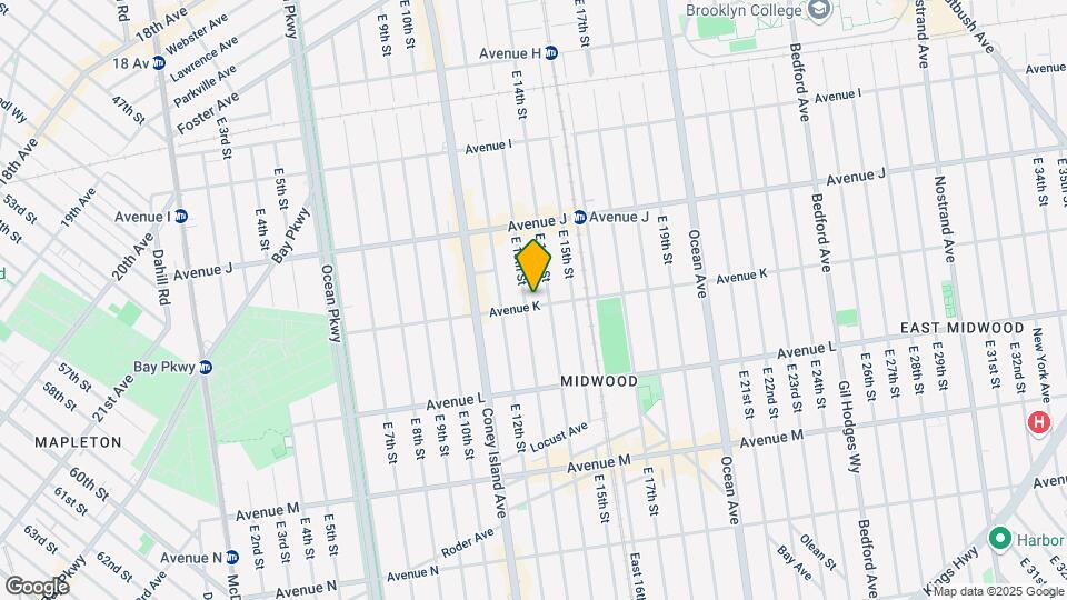 1301 Avenue K Mapa y Detalles de la Ubicación