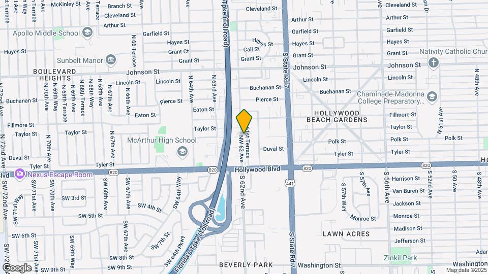 310-312 NW 61st Ter Map and Location Details