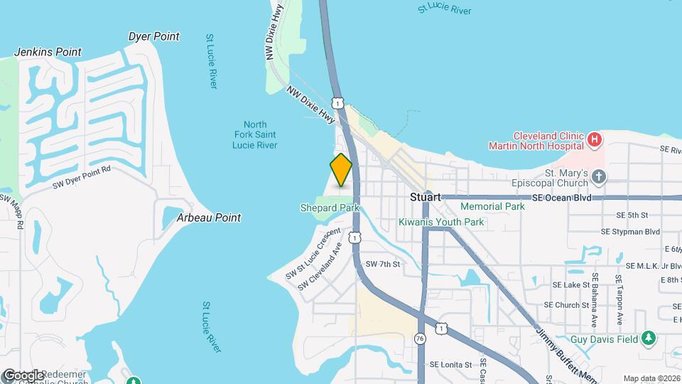 521 SW Ocean Blvd Map and Location Details