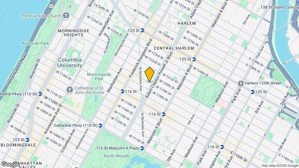 200 W 119th St Map and Location Details