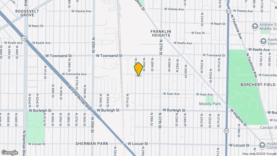 3284 N 30th St Map and Location Details