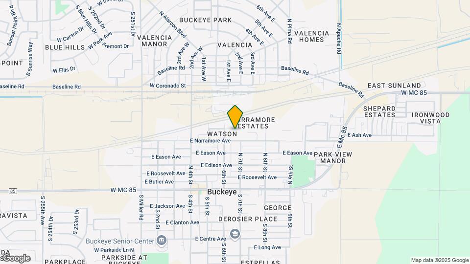 639 E Arizona Ave Map and Location Details