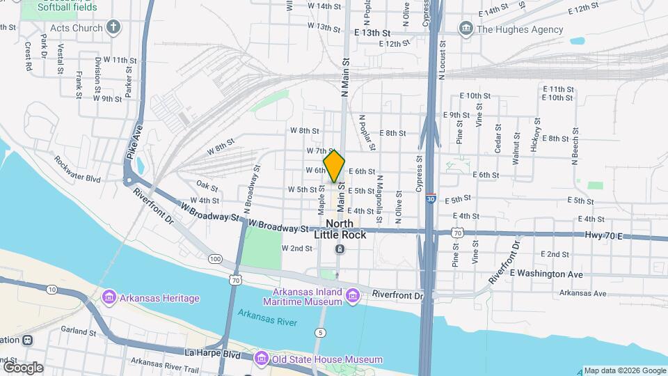 501 Main St Map and Location Details