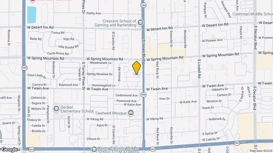 6132 Meadowgrass Ln Map and Location Details