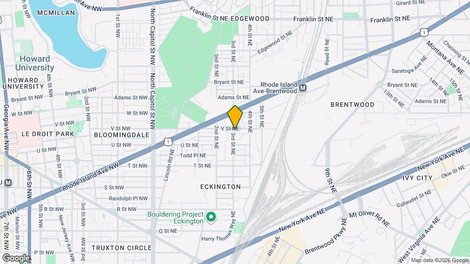 301 V St NE Mapa y Detalles de la Ubicación