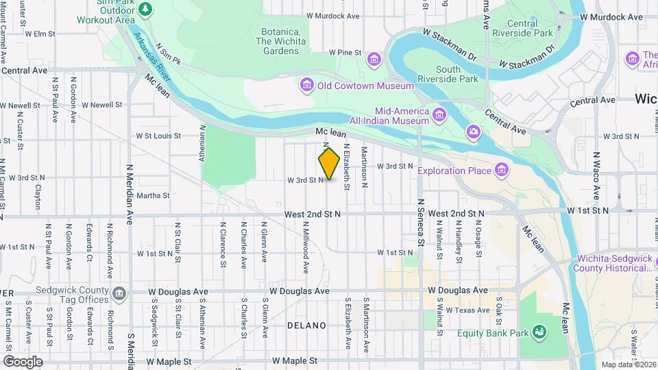 350 N Fern St Mapa y Detalles de la Ubicación