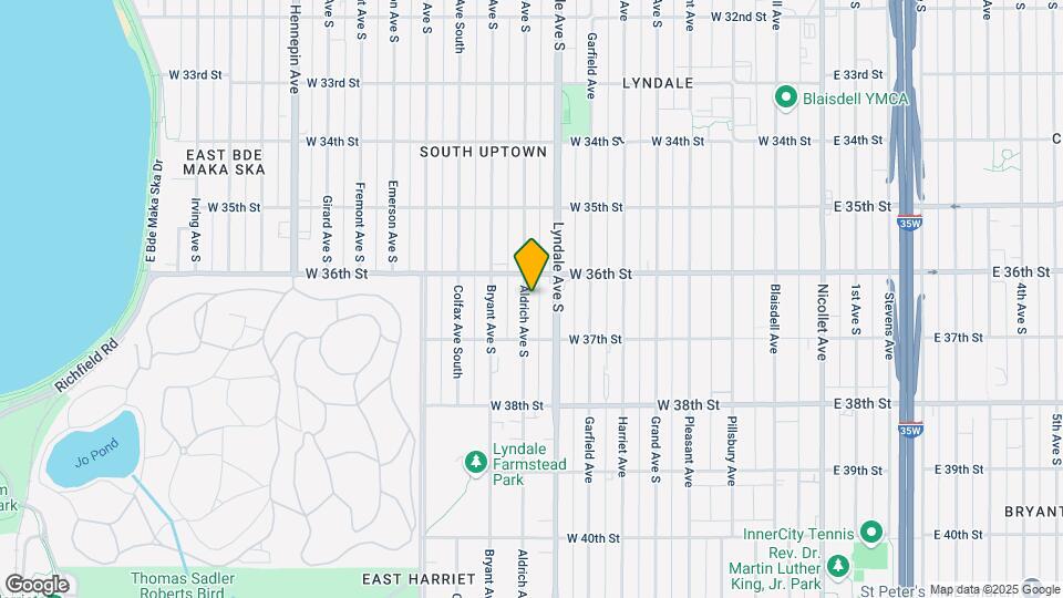 3625 Aldrich Ave S Map and Location Details