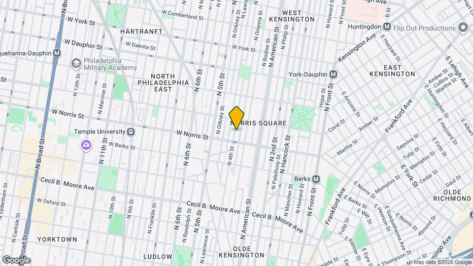 2025 N 4th St Map and Location Details