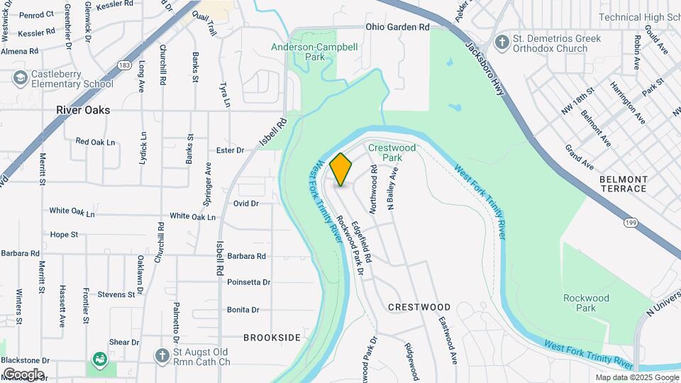 852 Edgefield Rd Map and Location Details