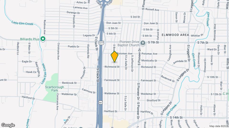 925 S Bowie Dr Map and Location Details