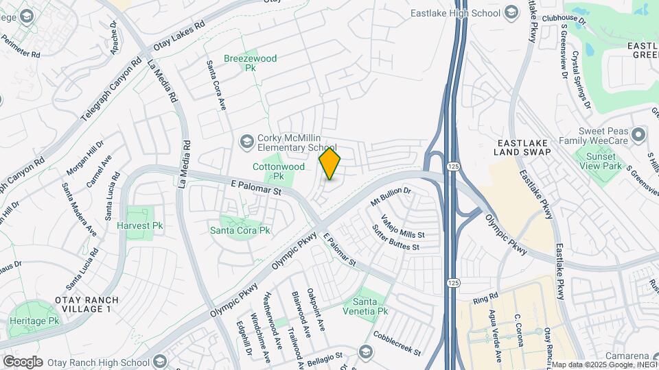 1295 Blue Jean Way Map and Location Details