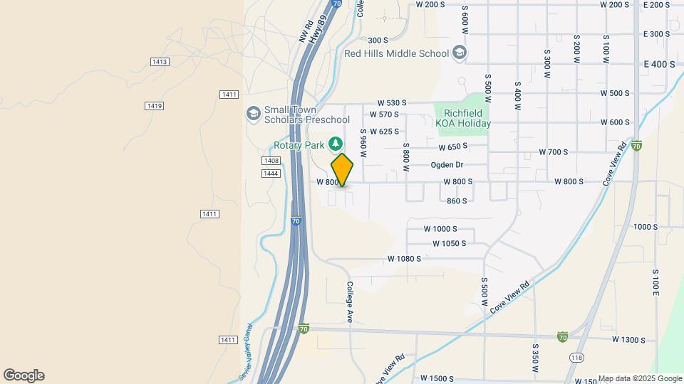 1010 W 820 S Map and Location Details