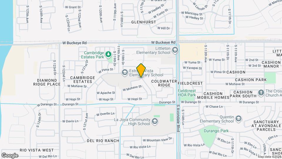 1701 S 117th Dr Map and Location Details