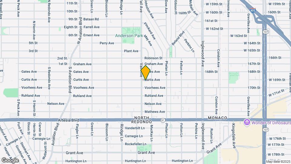 2306 Curtis Ave Map and Location Details