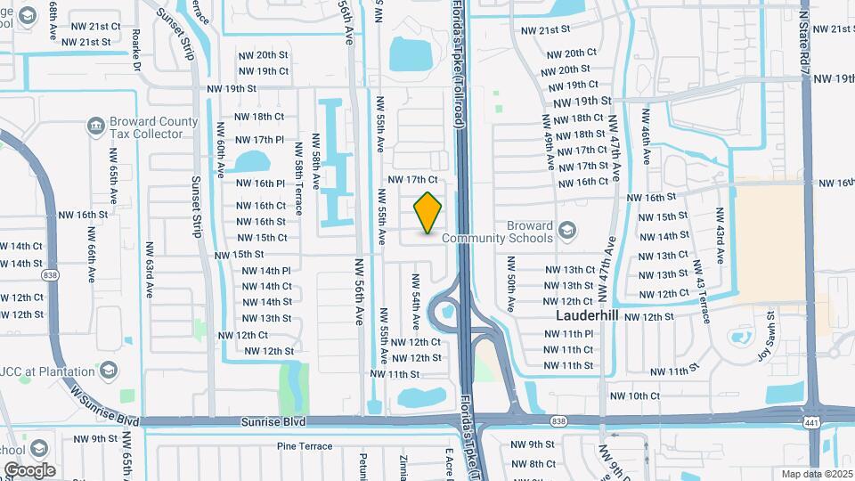 5305 NW 15th Ct Map and Location Details