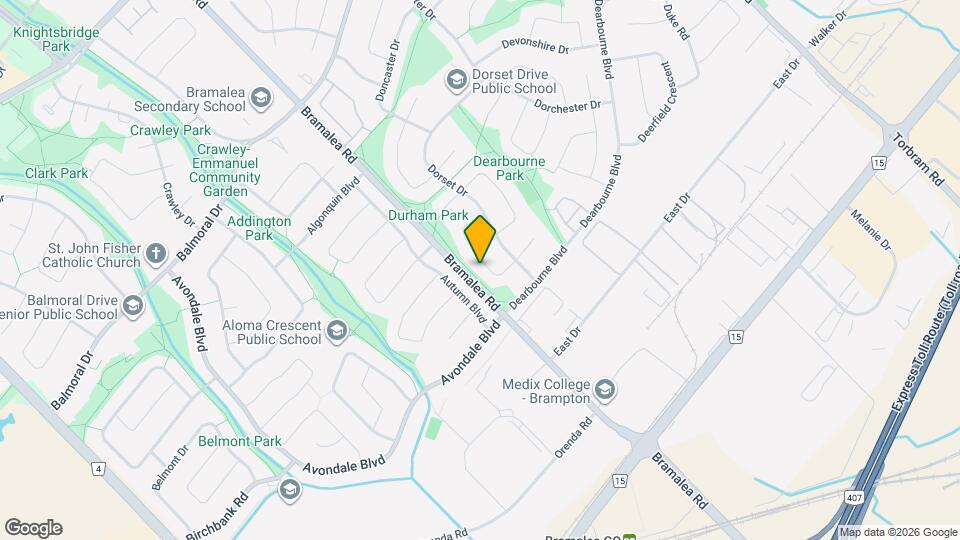 45 Dalraith Crescent Map and Location Details