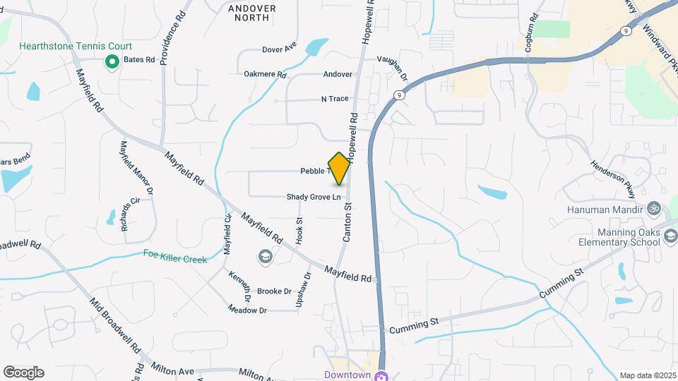 115 Shady Grove Ln Mapa y Detalles de la Ubicación
