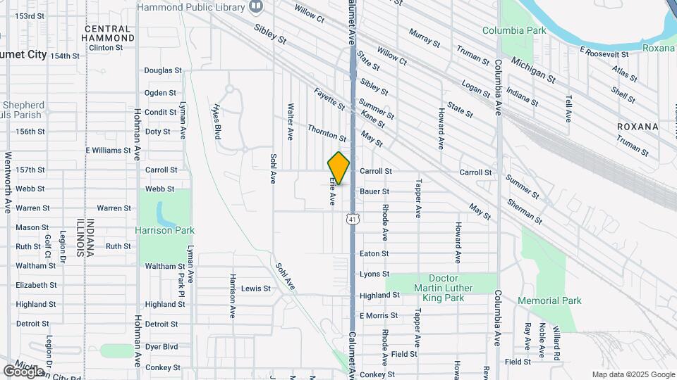 5725 Erie Ave Map and Location Details