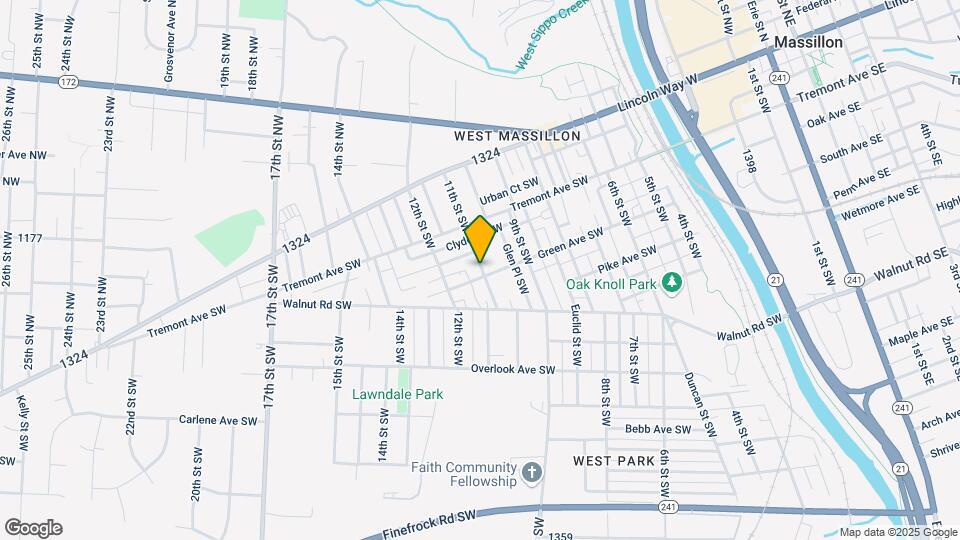 341 11th St SW Map and Location Details