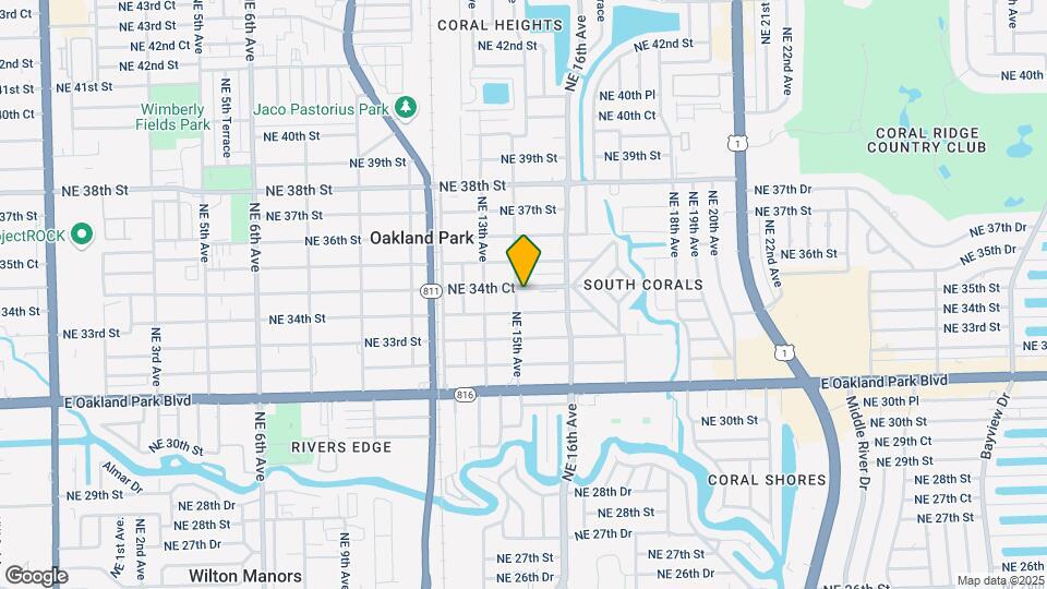 3432-3444 NE 15th Ave Mapa y Detalles de la Ubicación