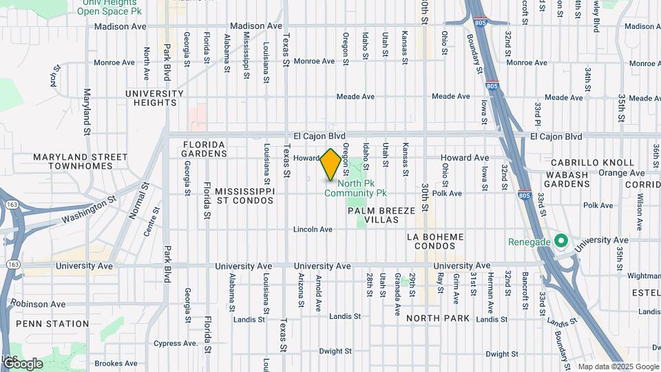 4121-4125 Hamilton St Mapa y Detalles de la Ubicación