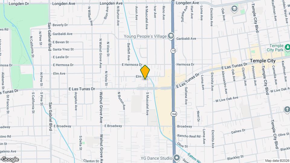 121 N Muscatel Ave, Unit Unit F Map and Location Details