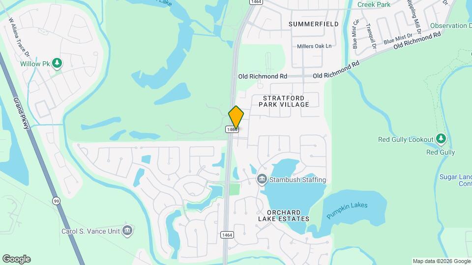 12918 Stratford Mill Ln Map and Location Details