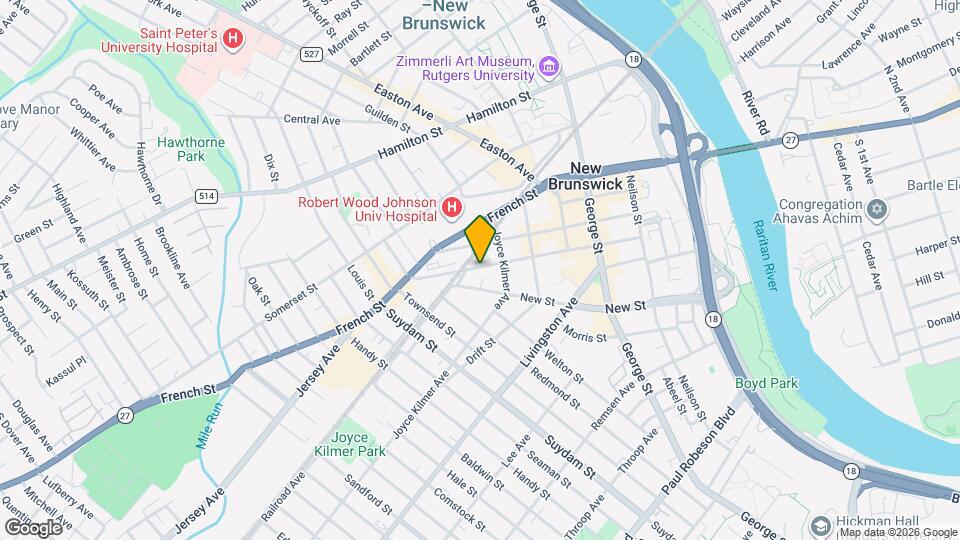 122 Bayard St Map and Location Details