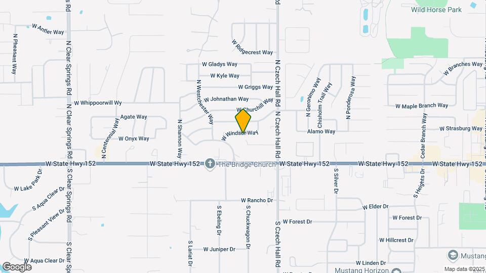 1036 W Windsor Way Map and Location Details
