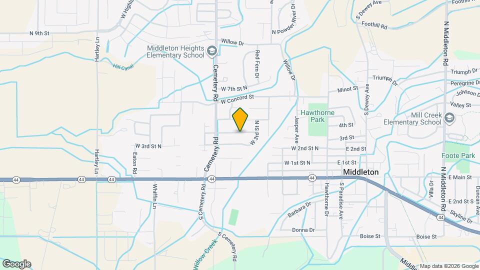 523 W Halverson St Map and Location Details