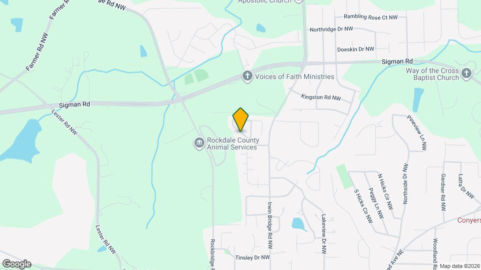 1182 Pinedale Cir NW Mapa y Detalles de la Ubicación