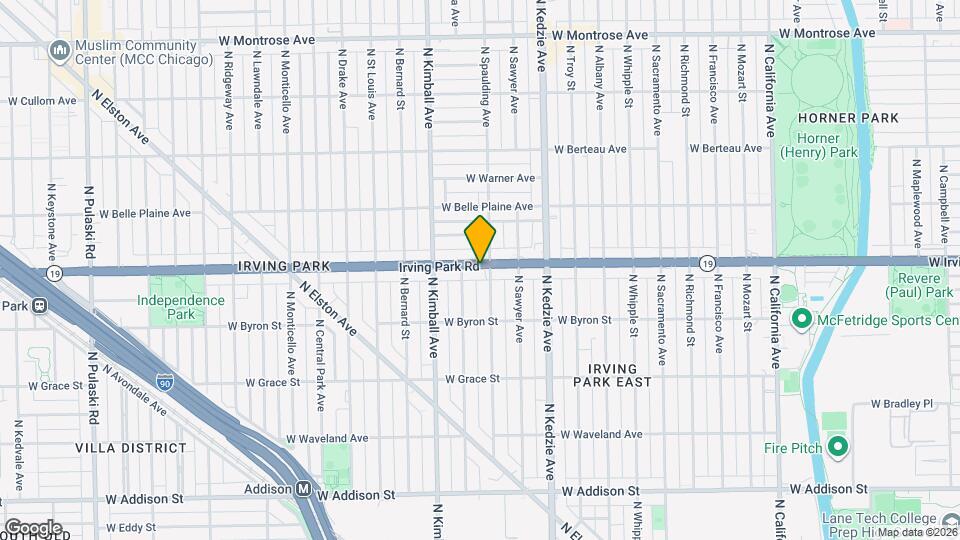 3309 W Irving Park Rd Map and Location Details