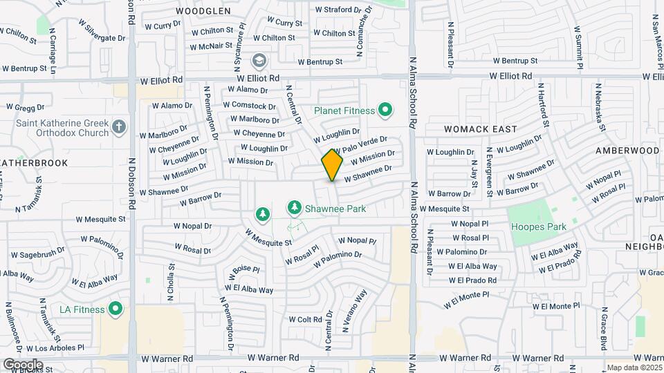 2528 N Central Dr Map and Location Details
