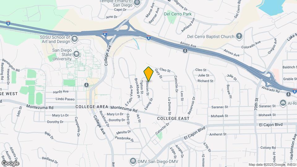 5229 Rincon St Map and Location Details