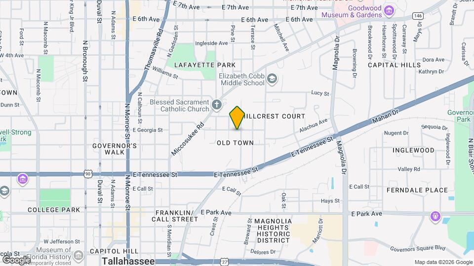 522 Talaflo St Map and Location Details