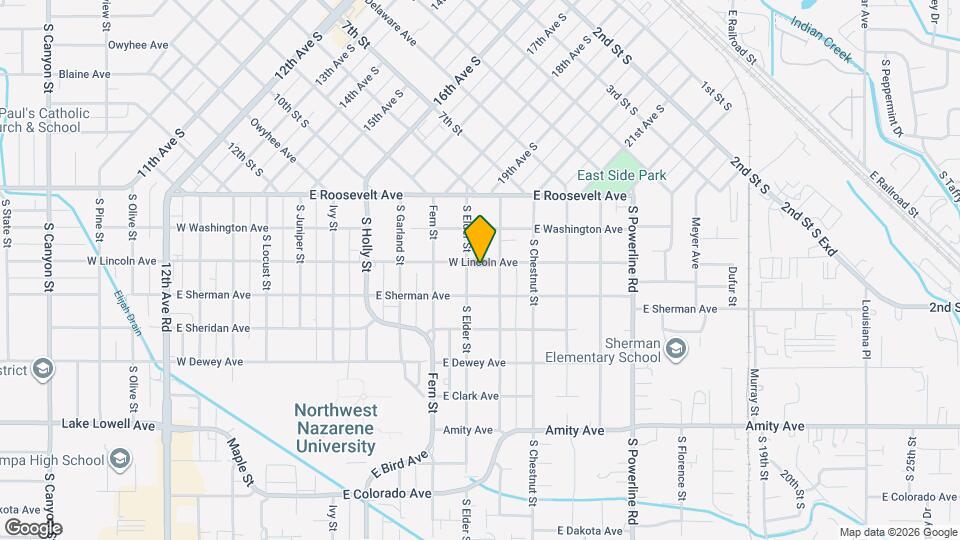 1007-1011 E Lincoln Ave Map and Location Details