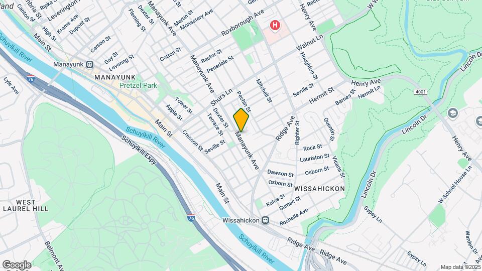 Manayunk Garden Apartments Map and Location Details