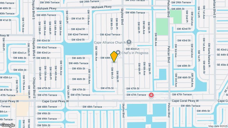 4417 SW 8th Ct Map and Location Details