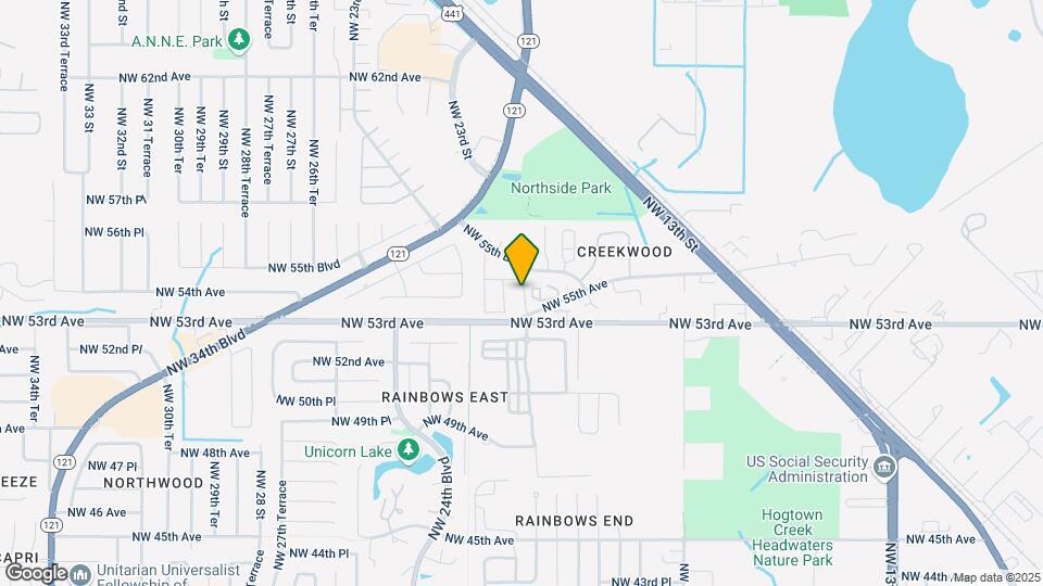 5378 NW 21st Ct Map and Location Details