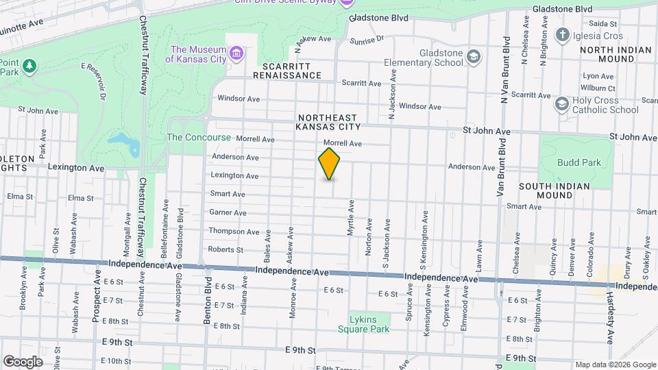 334 Mersington Ave Mapa y Detalles de la Ubicación