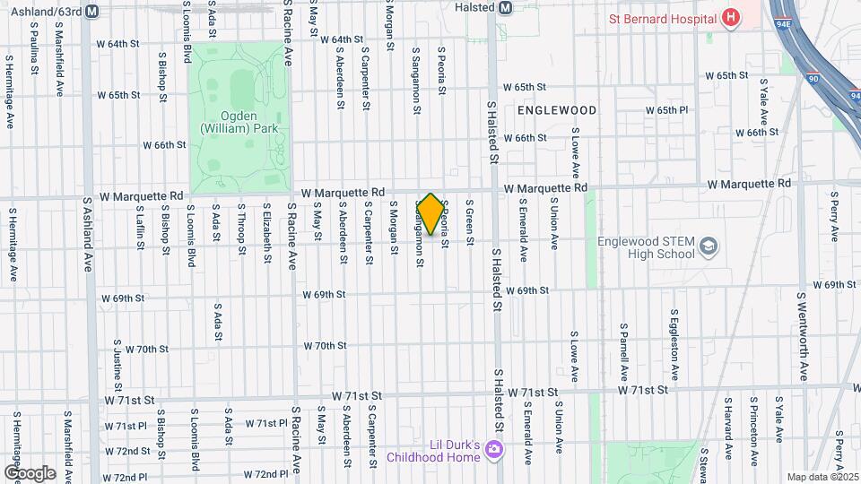916 W 68th St Map and Location Details