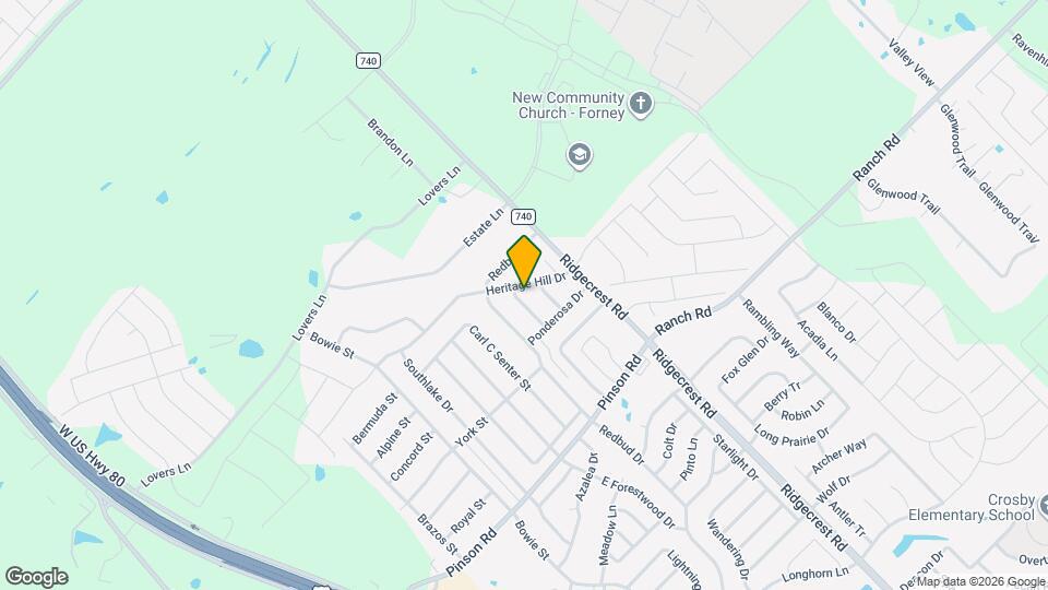 512 Rosewood Ln Map and Location Details