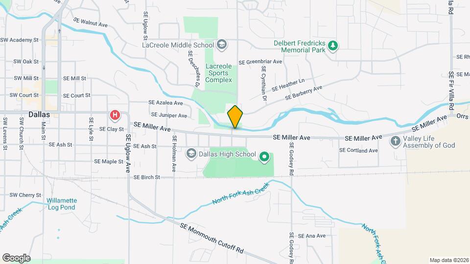 1050 SE Miller Ave Map and Location Details