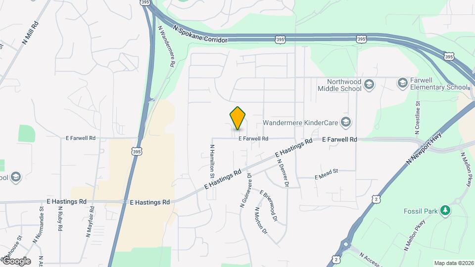 931 E Farwell Rd Map and Location Details