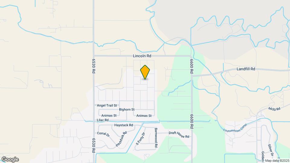 1423 Blue Creek Ave Map and Location Details