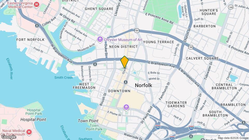 558 Granby St Map and Location Details