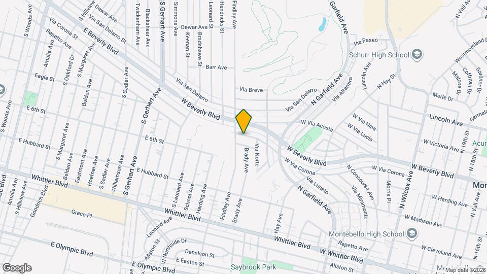 3109 W Via Corona Mapa y Detalles de la Ubicación