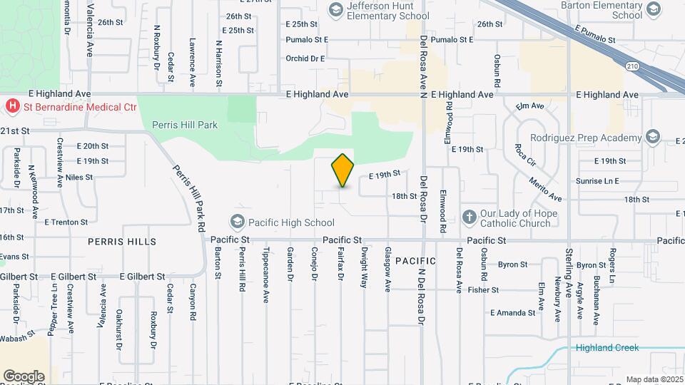 1721 N Fairfax Dr Map and Location Details
