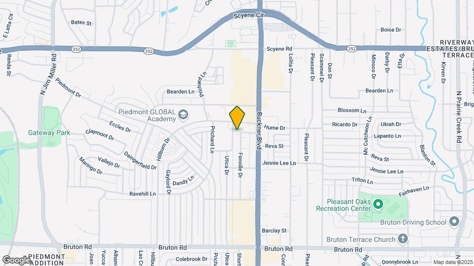 2631 Fonville Dr Map and Location Details