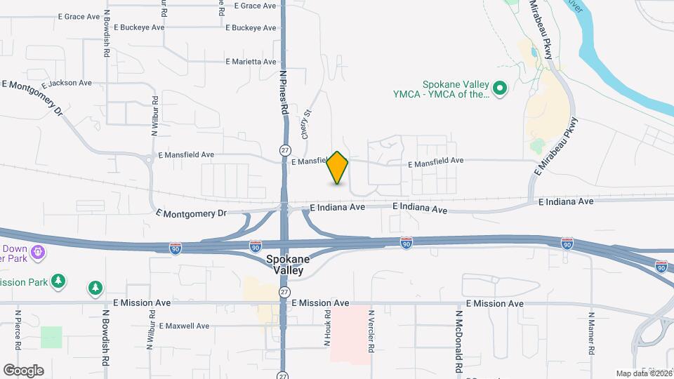 2107 N Houk Rd Map and Location Details